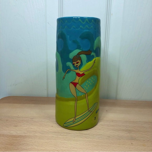 Tikis Grill & Bar Waikiki Hawaii Tiki Mug Surfer Girl Bikini 874 of 1008 Tiare - Picture 4 of 10